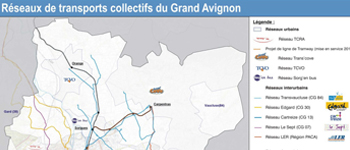 Transport development plan for the Greater Avignon